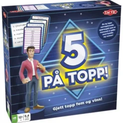 5 på topp Spørrespill