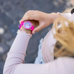 Accutime Barneklokke m/ minutt- og timeviser 32mm - Barbie