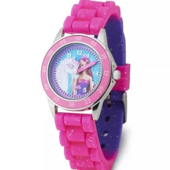Accutime Barneklokke m/ minutt- og timeviser 32mm - Barbie