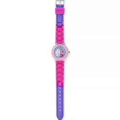 Accutime Barneklokke m/ minutt- og timeviser 32mm - Barbie