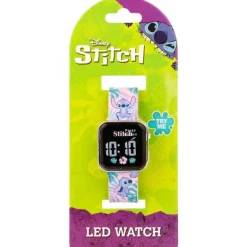 Accutime Disney LED Klokke 35mm - Stich