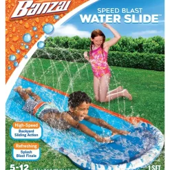 Banzai Vannsklie m/ vannstråler 488x71cm - Speed Blast