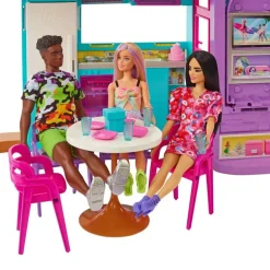 Barbie 2022 Malibu Dukkehus 115x60cm m/ 2 etasjer og 6 lekerom