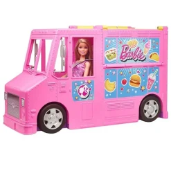 Barbie Bil - Fresh 'n' Fun Matbil med 3 dukker og over 30 tilbehør