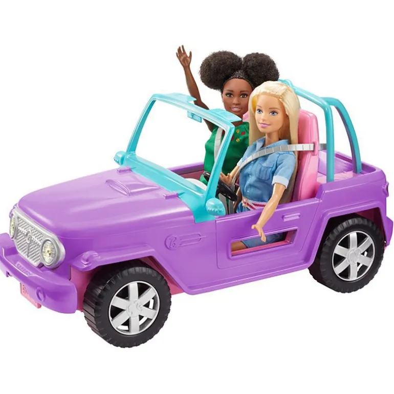 Barbie Bil - Lilla Jeep 2-seter 33 cm