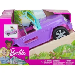 Barbie Bil - Lilla Jeep 2-seter 33 cm