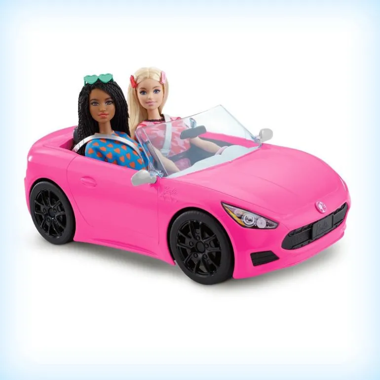 Barbie bil - Rosa Cabriolet 2-seter