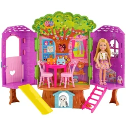 Barbie Chelsea Lekesett m/ dukke 10+ Deler - Trehus