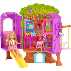 Barbie Chelsea Lekesett m/ dukke 10+ Deler - Trehus