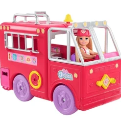 Barbie Club Chelsea - Can Be Lekesett - Brannbil med dukke og tilbehør