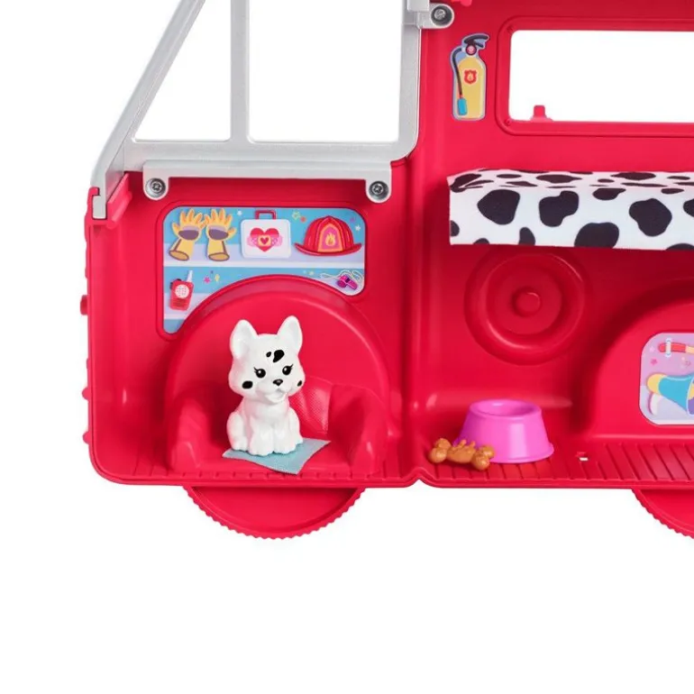 Barbie Club Chelsea - Can Be Lekesett - Brannbil med dukke og tilbehør
