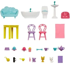 Barbie Club Chelsea - Dukkehus med 3-etasjer og møbler