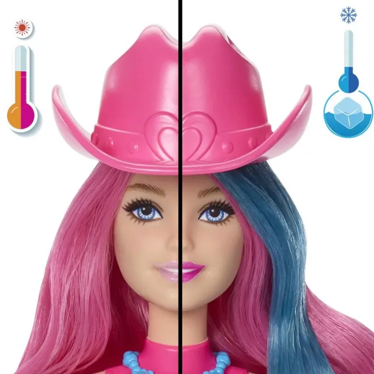 Barbie Color Reveal Disco Star Dukke m/ 6 overraskelser