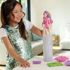 Barbie Color Reveal Disco Star Dukke m/ 6 overraskelser