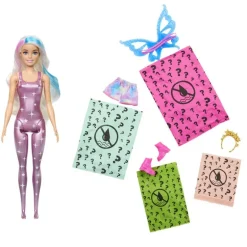 Barbie Color Reveal Dukke m/ 6 overraskelser - Rainbow Galaxy
