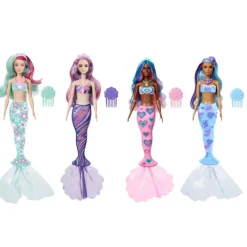 Barbie Color Reveal Dukke m/ 6 overraskelser - Deep Sea Mermaids
