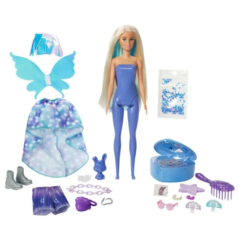 Barbie Color Reveal Fairy Fashion lekesett - Fe med 25 overraskelser
