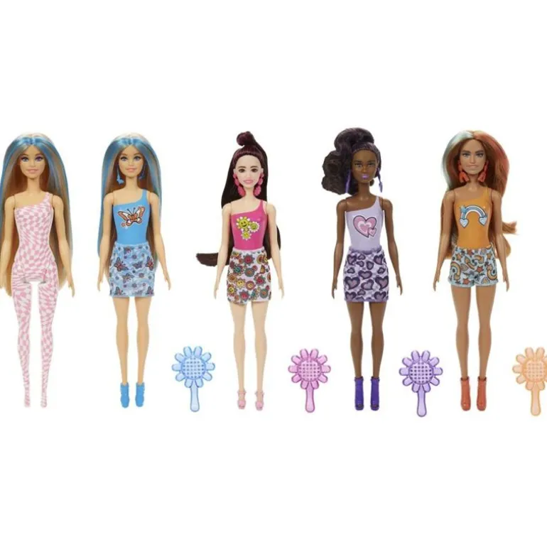 Barbie Color Reveal Overraskelsesdukke - Rainbow Groovy