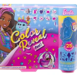 Barbie Color Reveal Unicorn Fashion lekesett - Enhjørning med 25 overraskelser