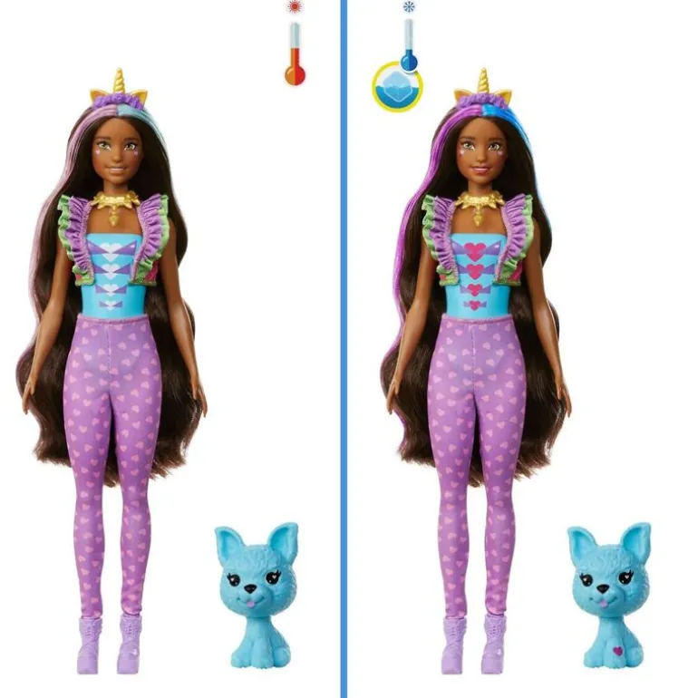 Barbie Color Reveal Unicorn Fashion lekesett - Enhjørning med 25 overraskelser
