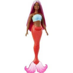 Barbie Core Havfrue Dukke - Rosa