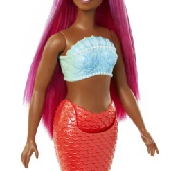 Barbie Core Havfrue Dukke - Rosa