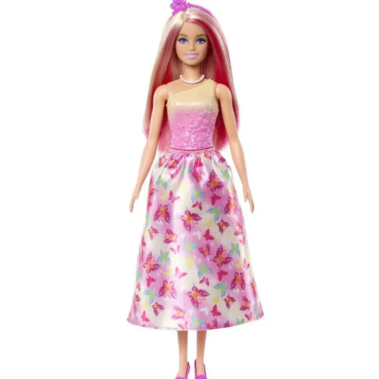 Barbie Core Royals Dukke - Rosa Blomsterkjole