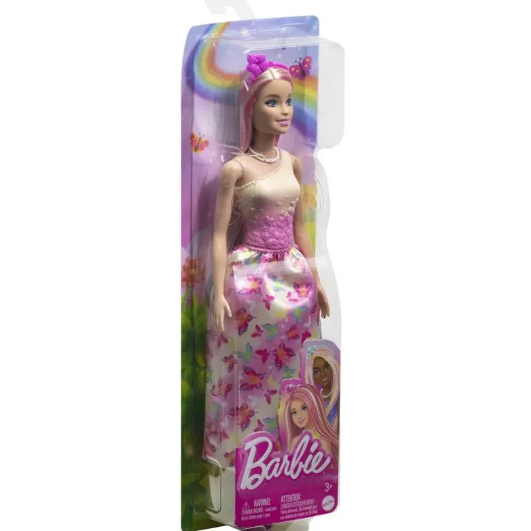 Barbie Core Royals Dukke - Rosa Blomsterkjole