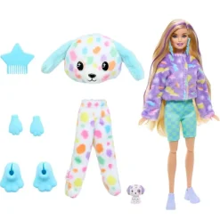 Barbie Cutie Reveal Color Dreams Dukke m/ 10 overraskelser - Dalmatiner