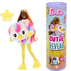 Barbie Cutie Reveal Color Dreams Dukke m/ 10 overraskelser - Pingvin