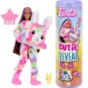 Barbie Cutie Reveal Color Dreams Dukke m/ 10 overraskelser - Kanin