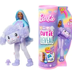 Barbie Cutie Reveal Cozy Tee Dukke m/ 10 overraskelser - Puddel