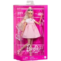Barbie Deluxe Style Motedukke - Rosa Kjole m/ sløyfe
