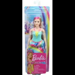 Barbie Dreamtopia Dukke 29cm - Prinsesse med blondt hår og blå kjole