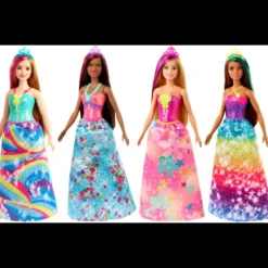 Barbie Dreamtopia Dukke 29cm - Prinsesse med blondt hår og blå kjole