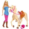 Barbie Dukke med hest lekesett
