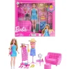 Barbie Dukke- og Motesett 32 Deler m/ garderobetilbehør