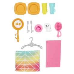 Barbie Dukkehus - Feriehus med møbler og dukke