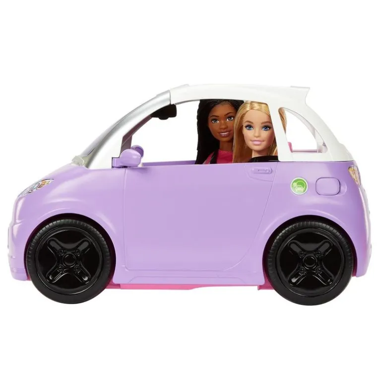 Barbie Elektrisk Kjøretøy - Lilla Cabriolet