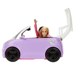 Barbie Elektrisk Kjøretøy - Lilla Cabriolet