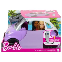 Barbie Elektrisk Kjøretøy - Lilla Cabriolet