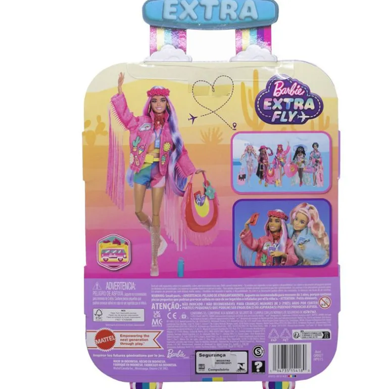 Barbie Extra Fly Dukke m/ 15 tilbehør - Ørken