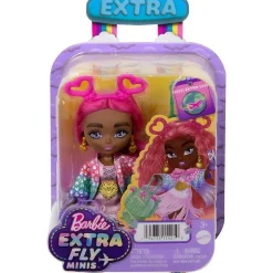 Barbie Extra Fly Minidukke m/ 6 tilbehør - Ørken