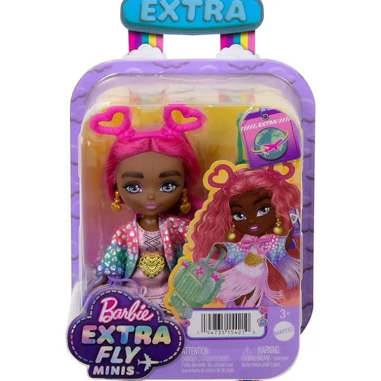 Barbie Extra Fly Minidukke m/ 6 tilbehør - Ørken