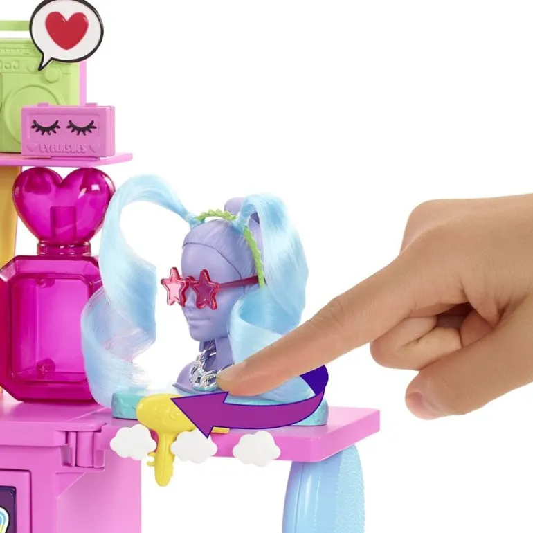 Barbie Extra Lekesett - Dukke med sminkebord