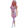 Barbie Fashionistas Dukke - One-Shoulder Blomsterkjole