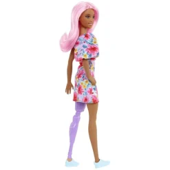 Barbie Fashionistas Dukke - One-Shoulder Blomsterkjole