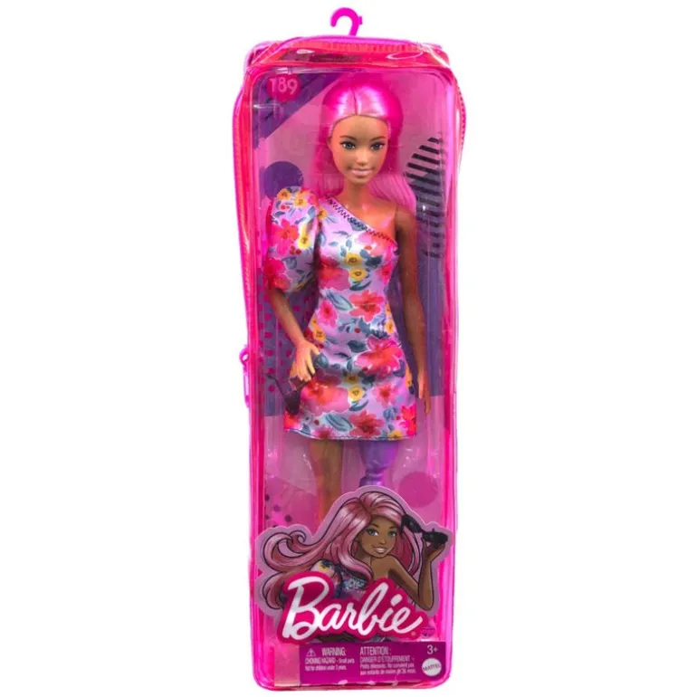 Barbie Fashionistas Dukke - One-Shoulder Blomsterkjole