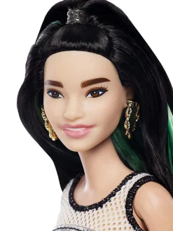 Barbie Fashionistas Dukke 29cm - Glitrende kjole