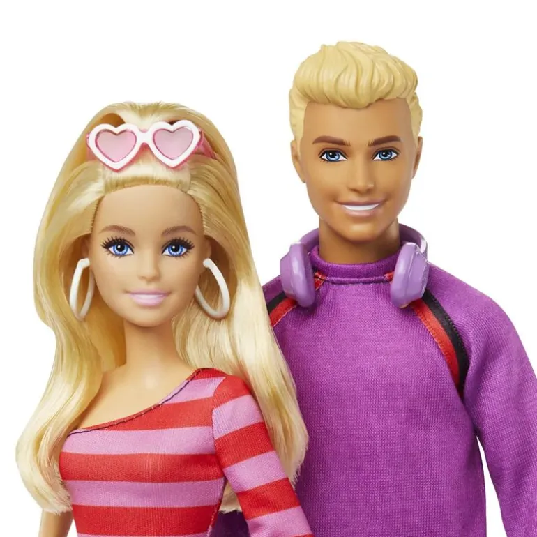 Barbie Fashionistas 65th Barbie & Ken 2-Pakning - Rollerskating